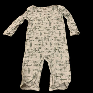 Kate Quinn Organics soft bamboo airplane onesie